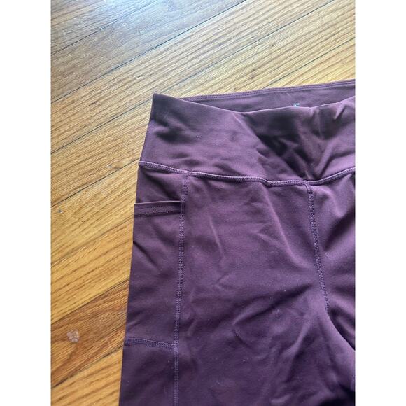 Skechers Go Walk High-Waisted Straight-Leg Yoga Pants – Plum, Size M - Picture 3 of 5